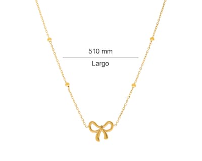 Foto 6 | Collar de Chapa de Oro 18K Ason