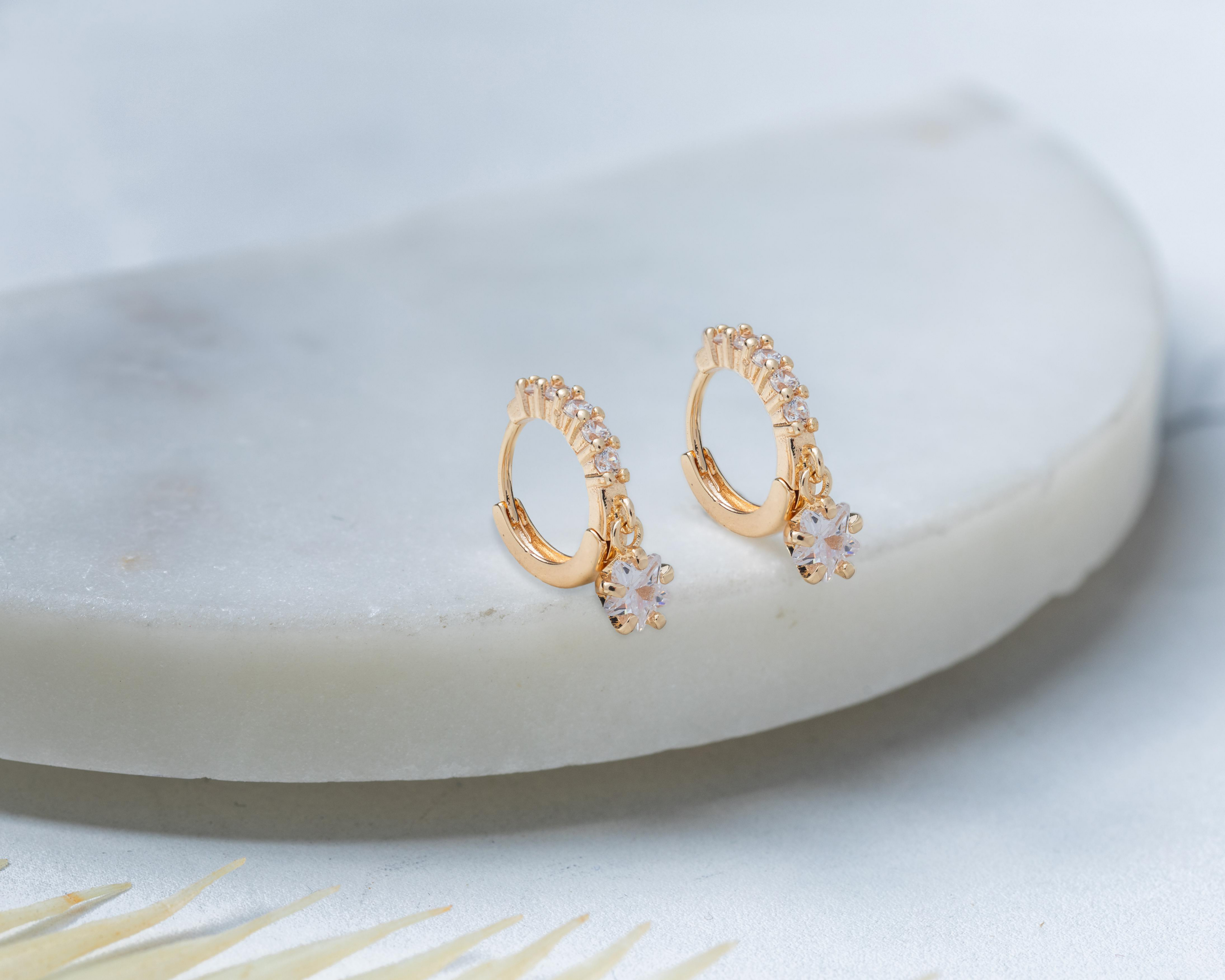 Foto 5 pulgar | Aretes de Acero Inoxidable Ring Ocean