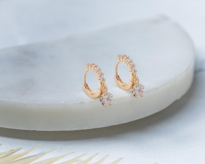 Foto 4 | Aretes de Acero Inoxidable Ring Ocean