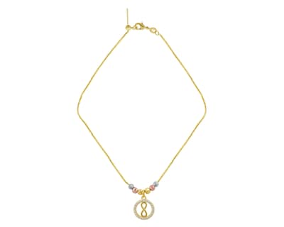 Foto 3 | Collar de Chapa de Oro 18K Sentimientos