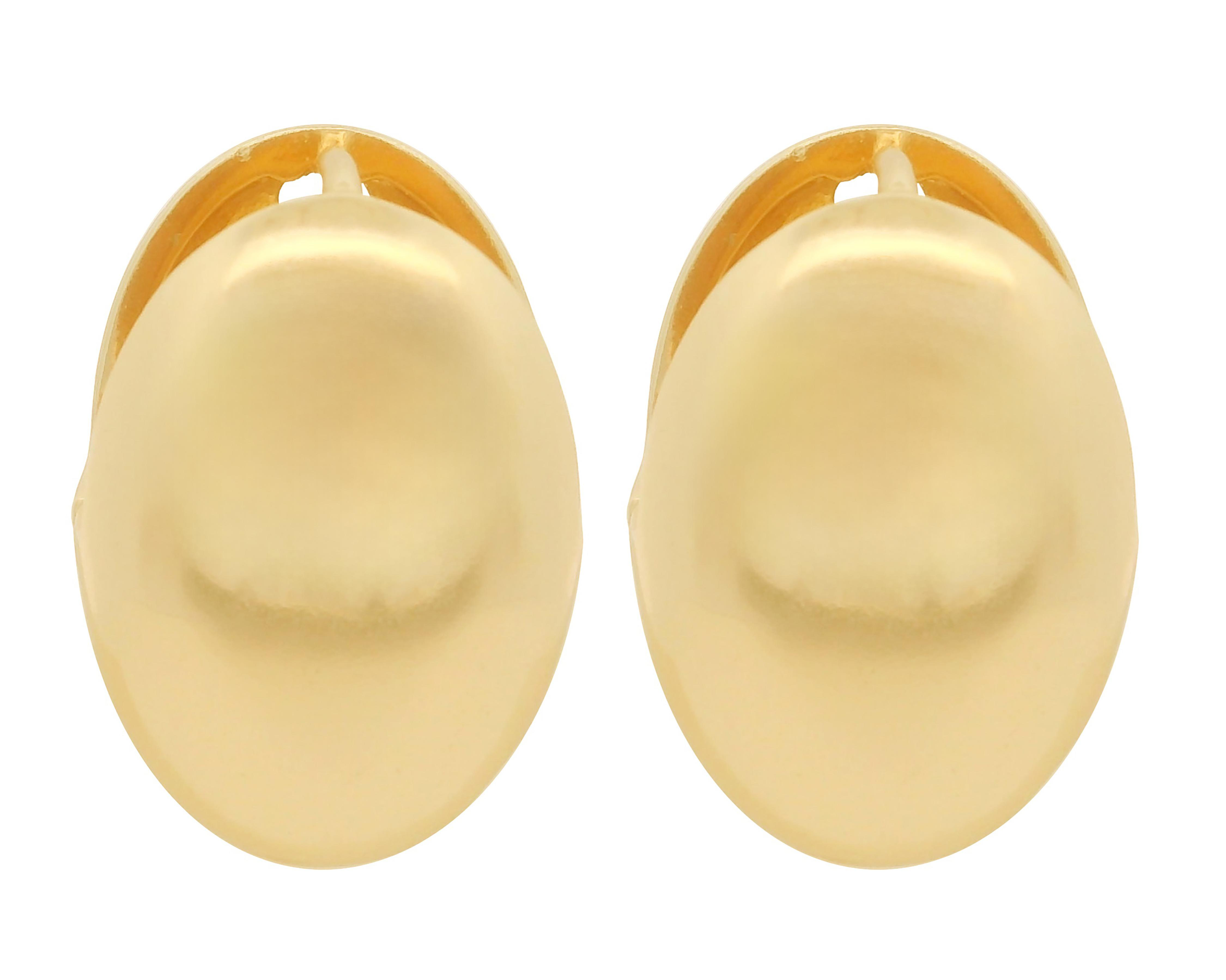 Foto 2 pulgar | Aretes Chapa de Oro 18K Sentimientos