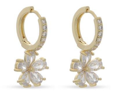 Foto 1 | Aretes Chapa de Oro Mashala