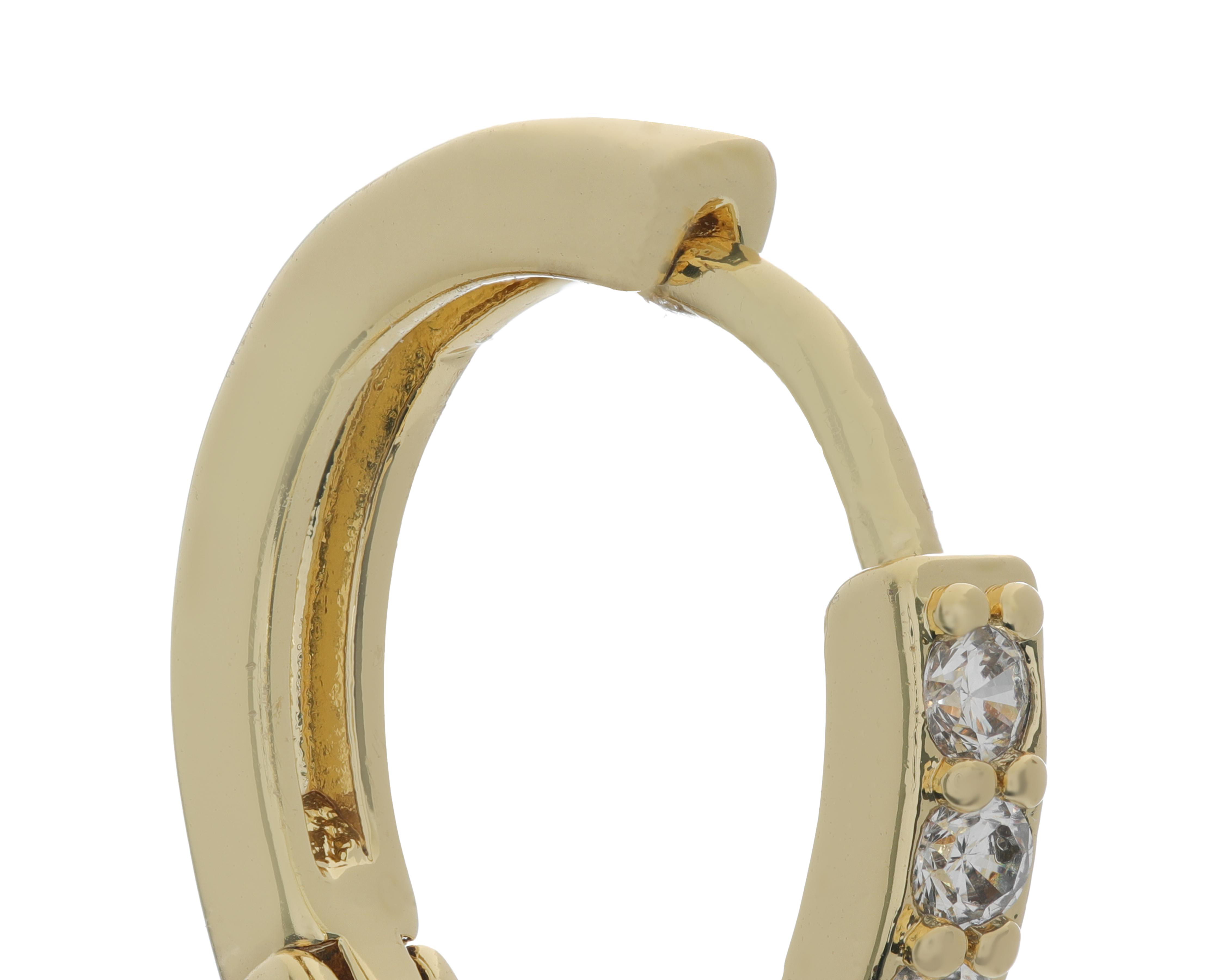 Foto 4 pulgar | Aretes Chapa de Oro Mashala