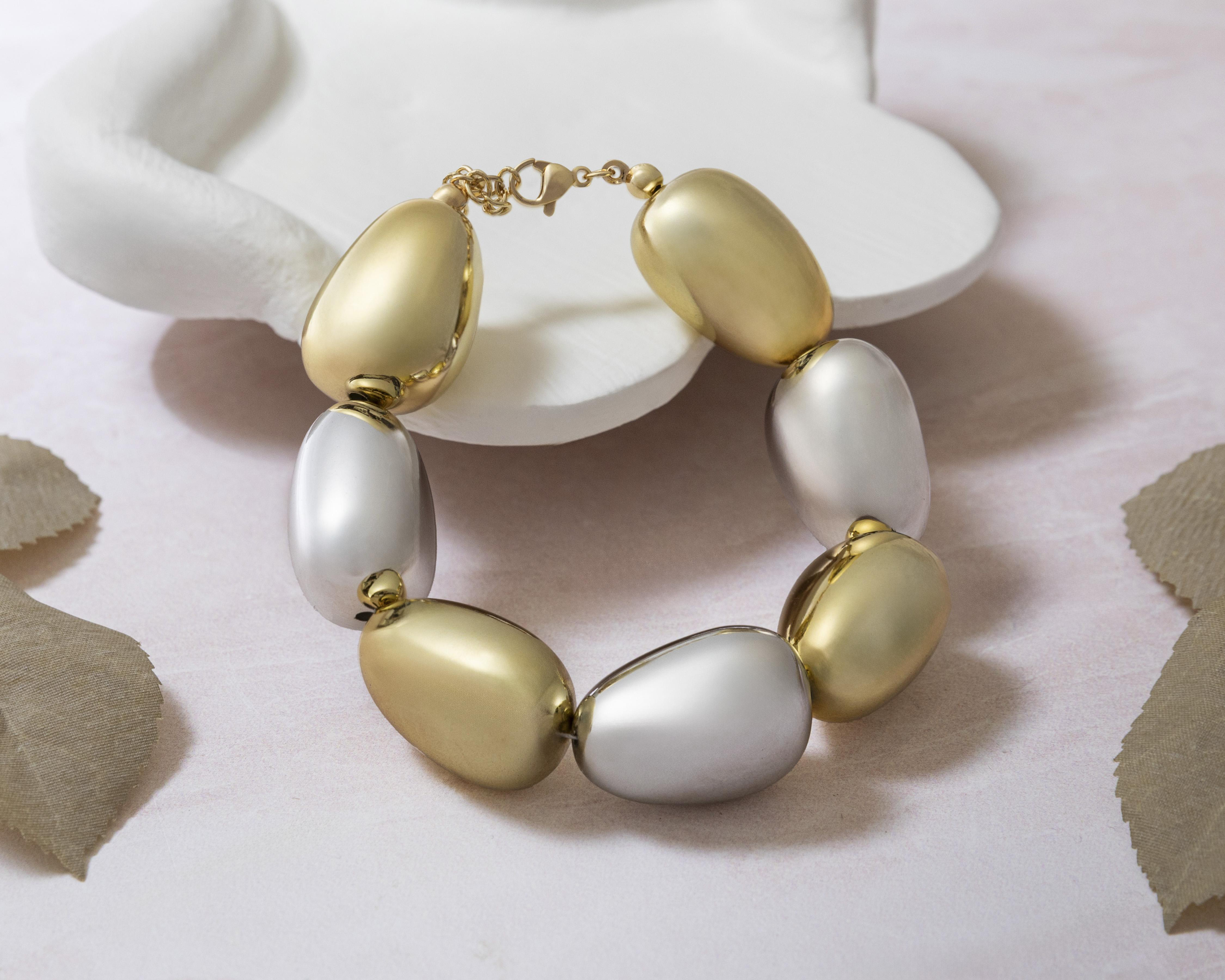 Foto 4 | Pulsera de Chapa de Oro Mashala