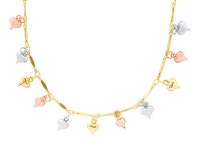 Foto 1 | Collar de Chapa de Oro 18K Sentimientos