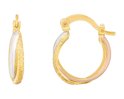 Foto 1 | Aretes de Chapa de Oro 18K Plafer
