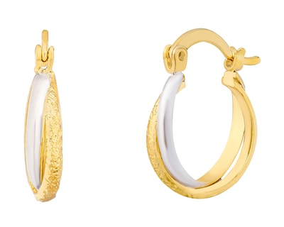Foto 2 | Aretes de Chapa de Oro 18K Plafer