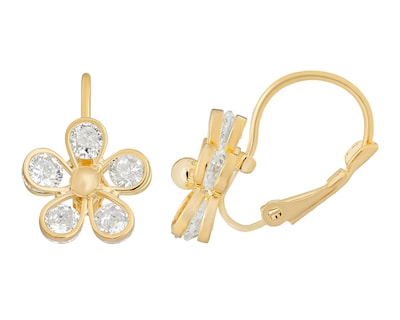 Foto 1 | Aretes de Chapa de Oro 18k Plafer