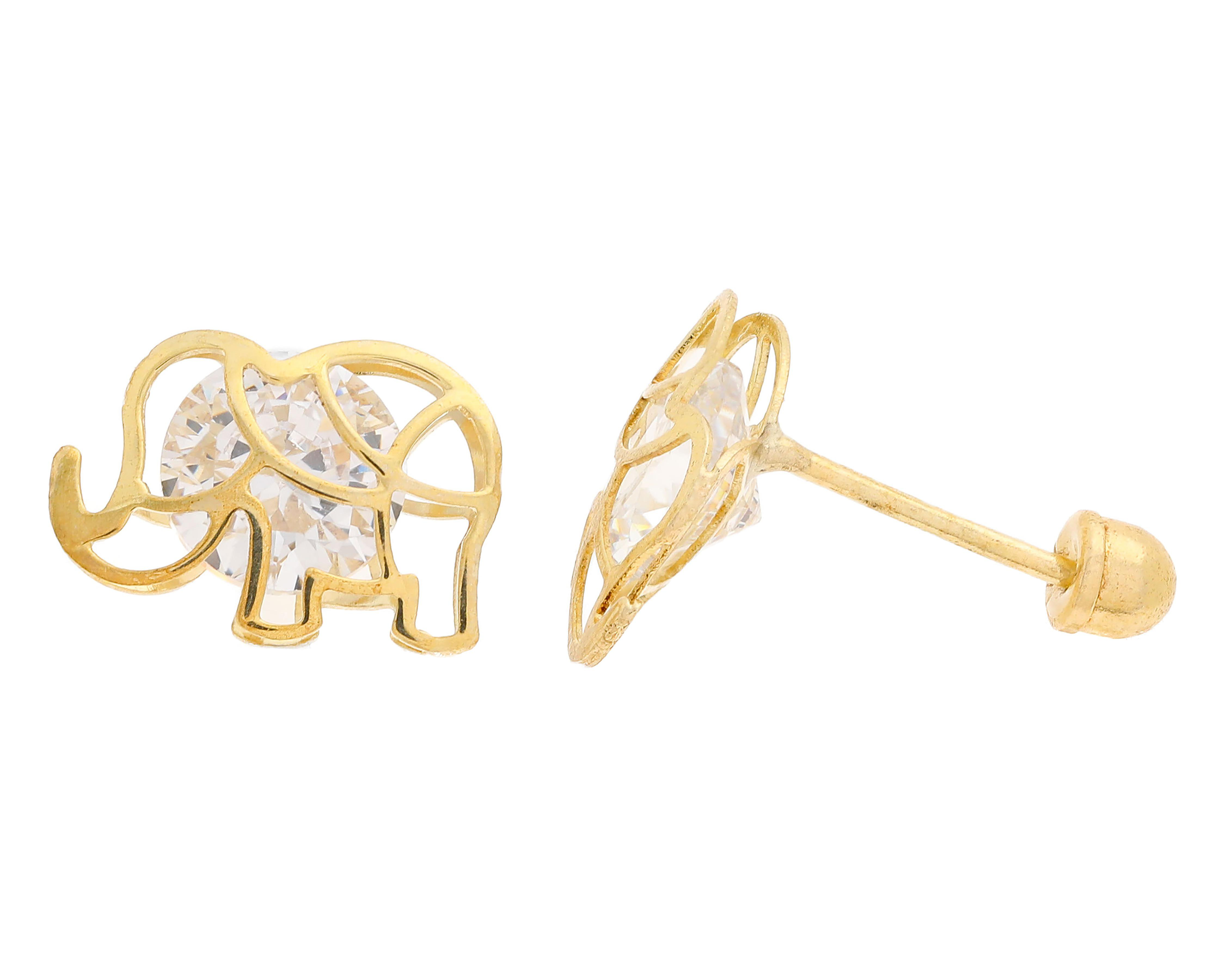 Broqueles de Oro 10K Sabelli $829