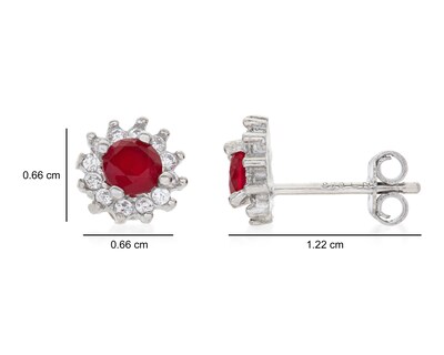 Foto 4 | Aretes de Plata con Circonia