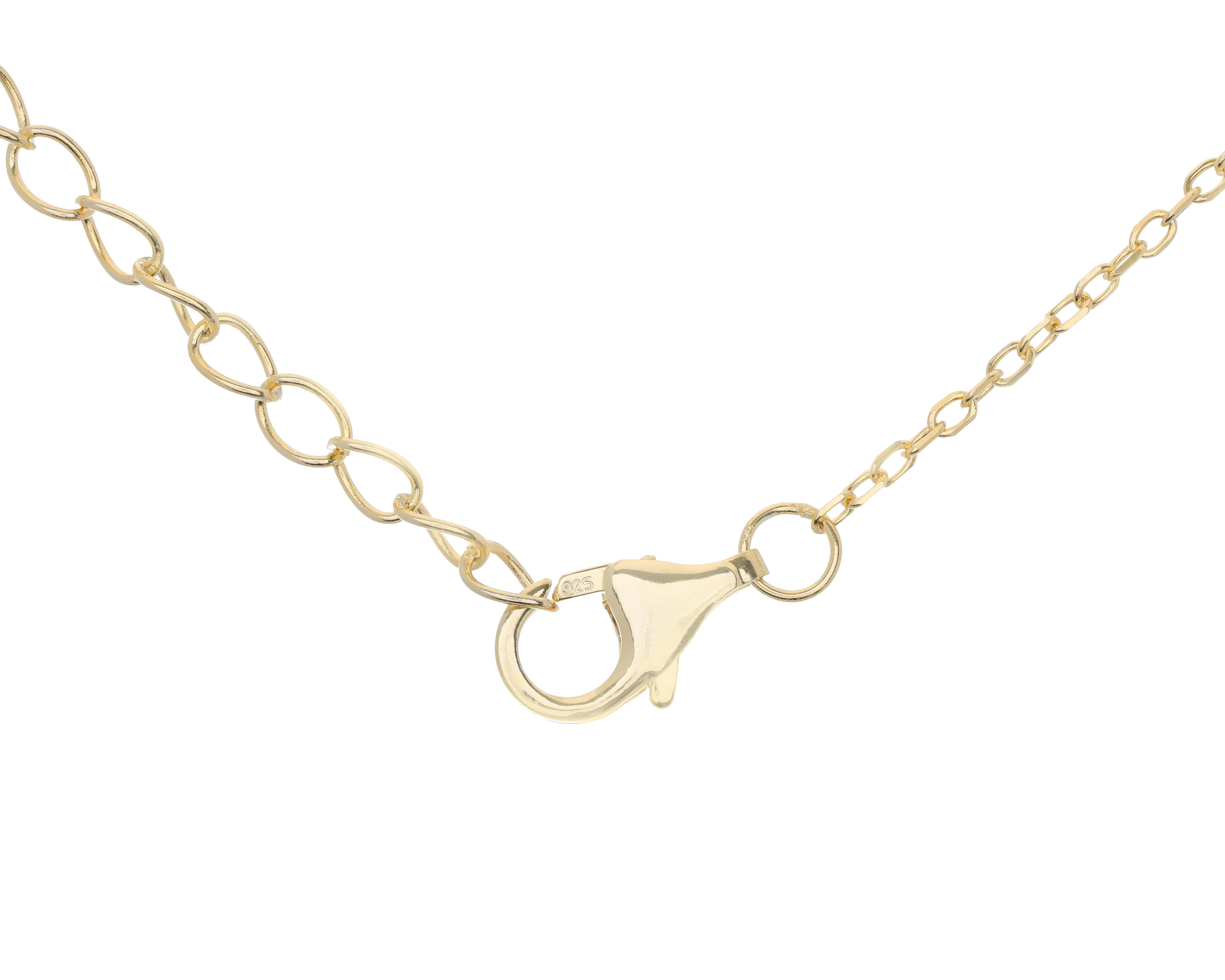 Foto 5 pulgar | Collar de Plata Olivia and Jackson