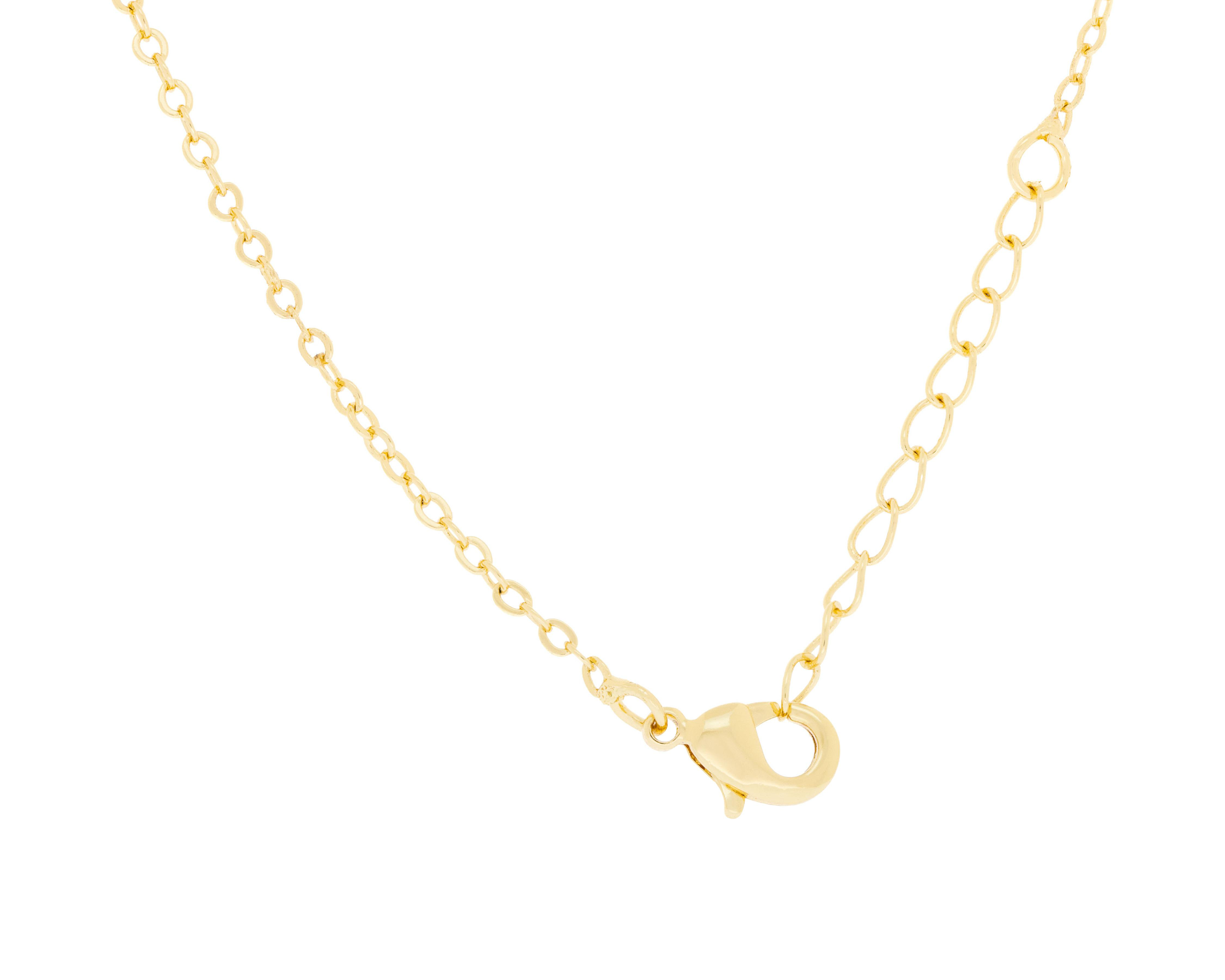 Foto 4 pulgar | Collar Chapa de Oro 18k NK