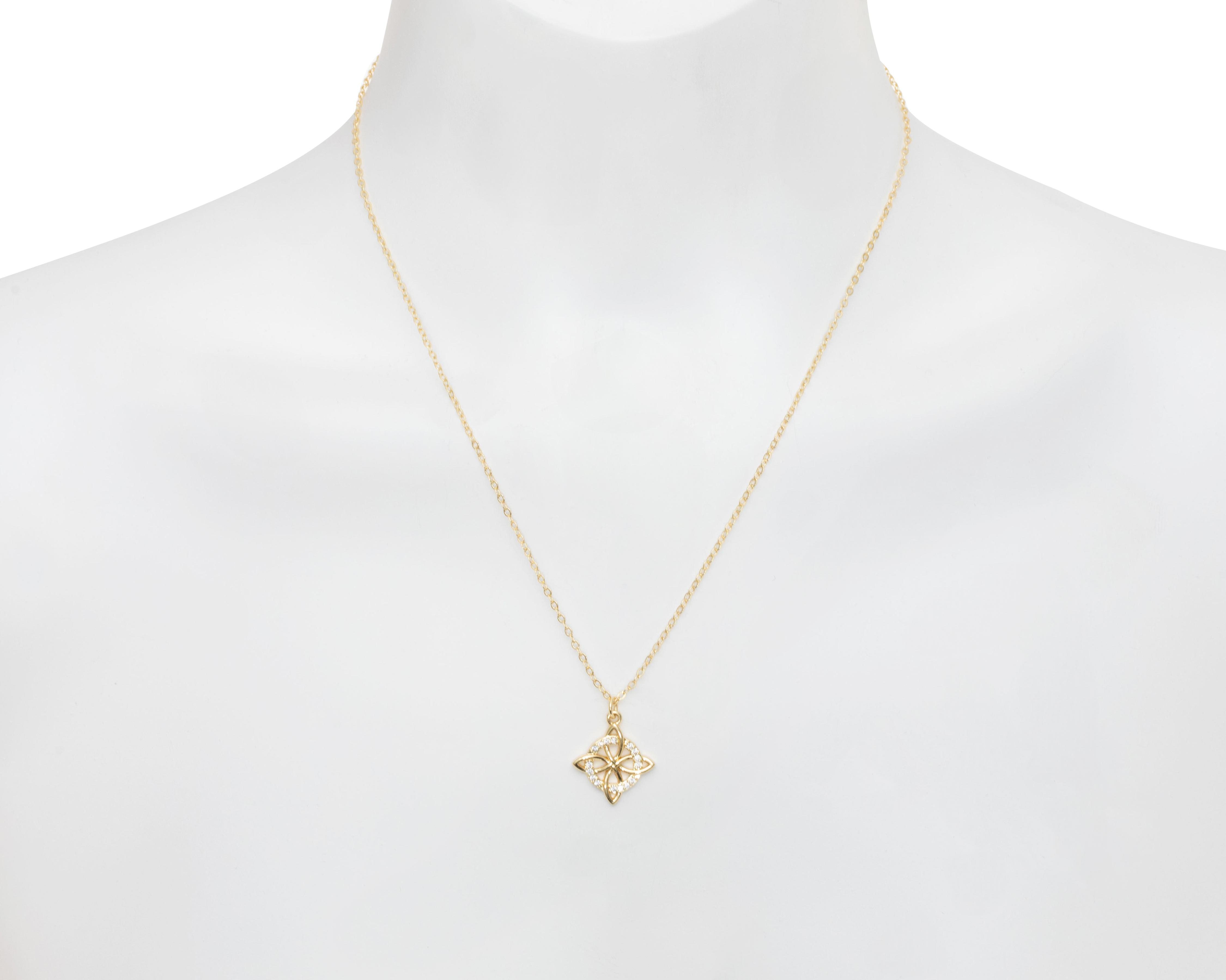 Foto 4 | Collar Chapa de Oro 18k NK
