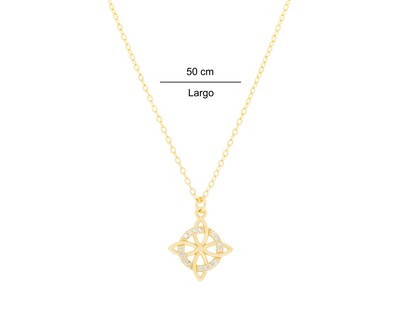 Foto 6 | Collar Chapa de Oro 18k NK