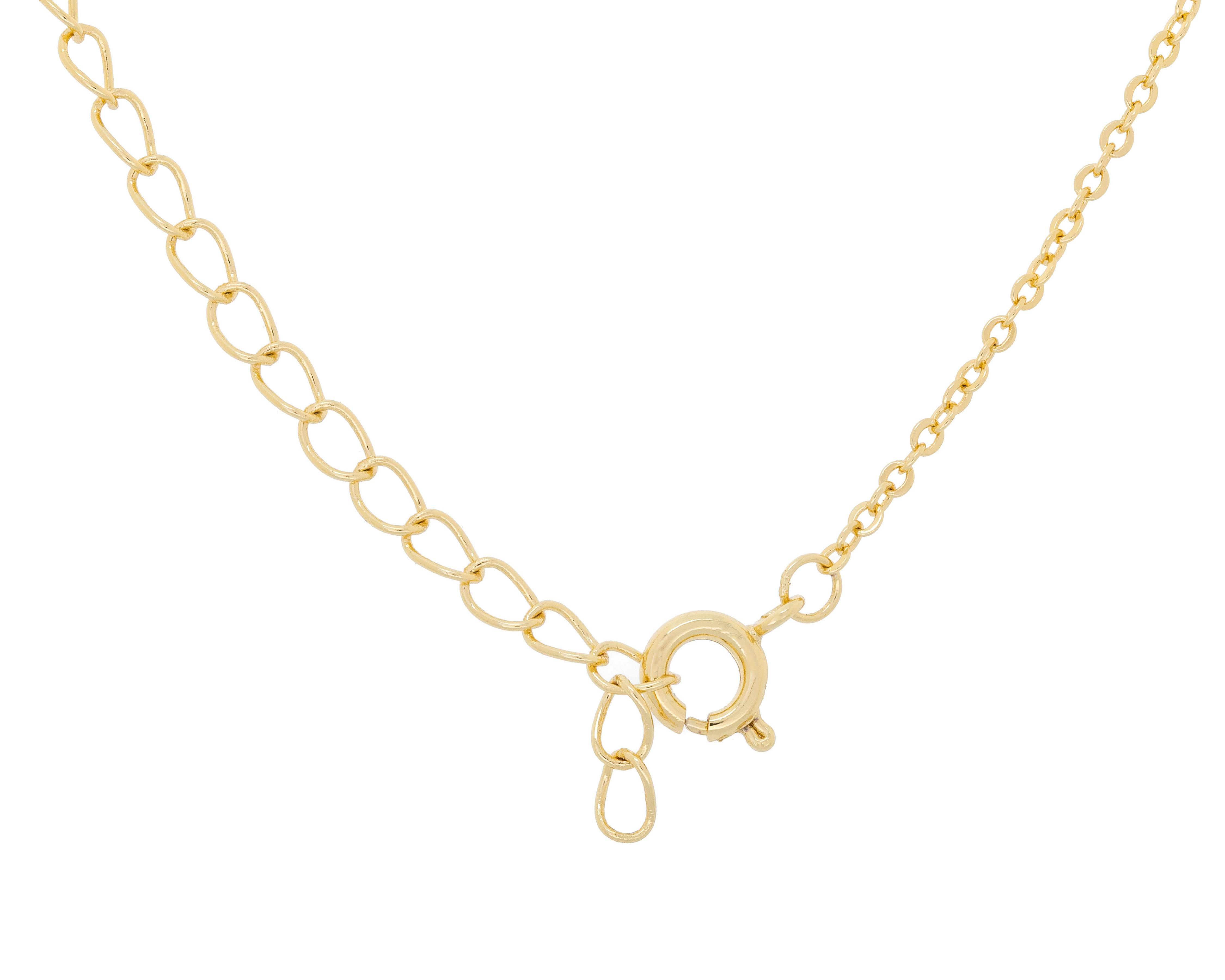 Foto 4 pulgar | Collar Chapa de Oro By Adina Eden