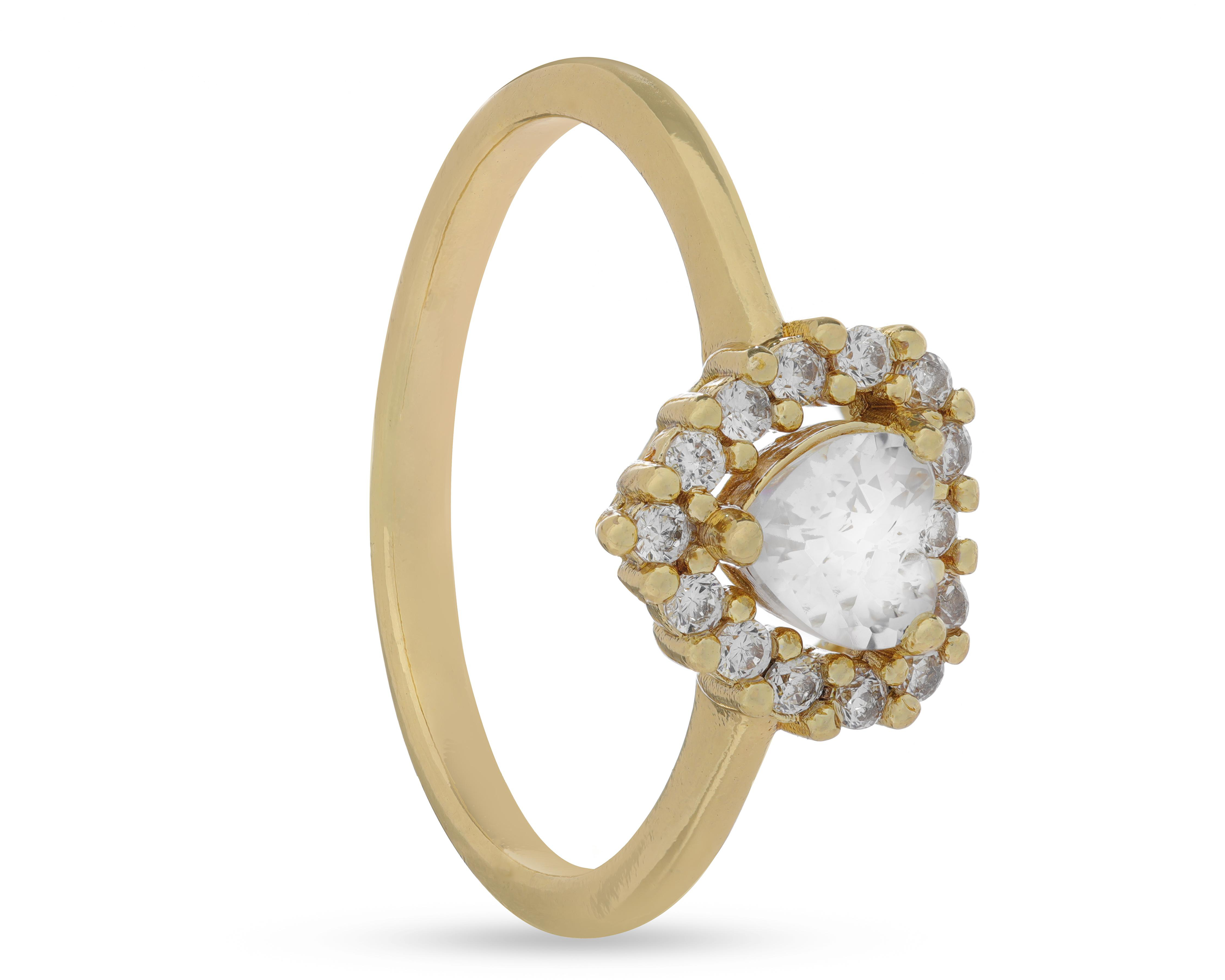 Anillo Chapa de Oro Steeltime Talla 8