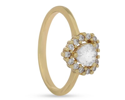Foto 1 | Anillo Chapa de Oro Steeltime Talla 8