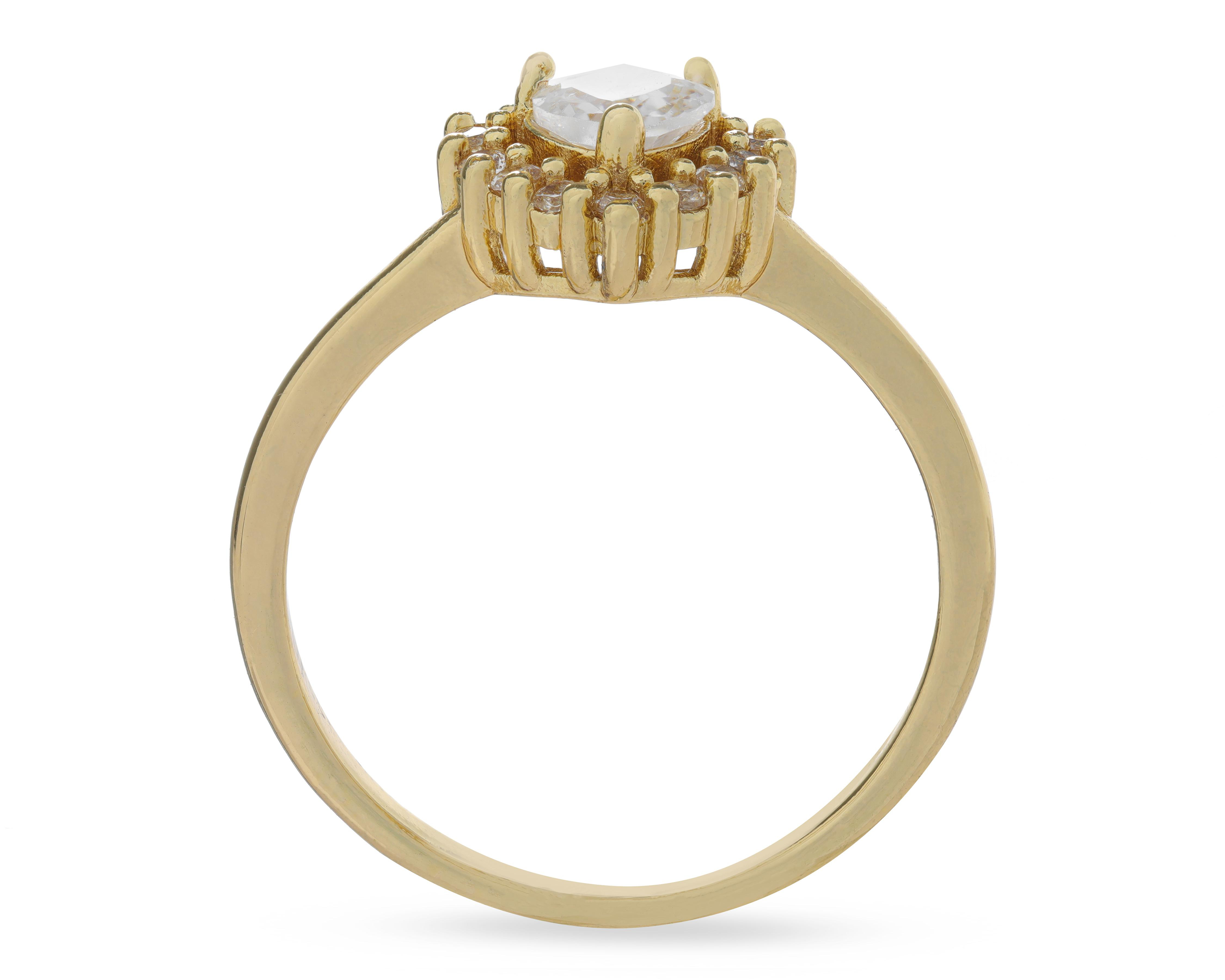 Foto 4 pulgar | Anillo Chapa de Oro Steeltime Talla 8