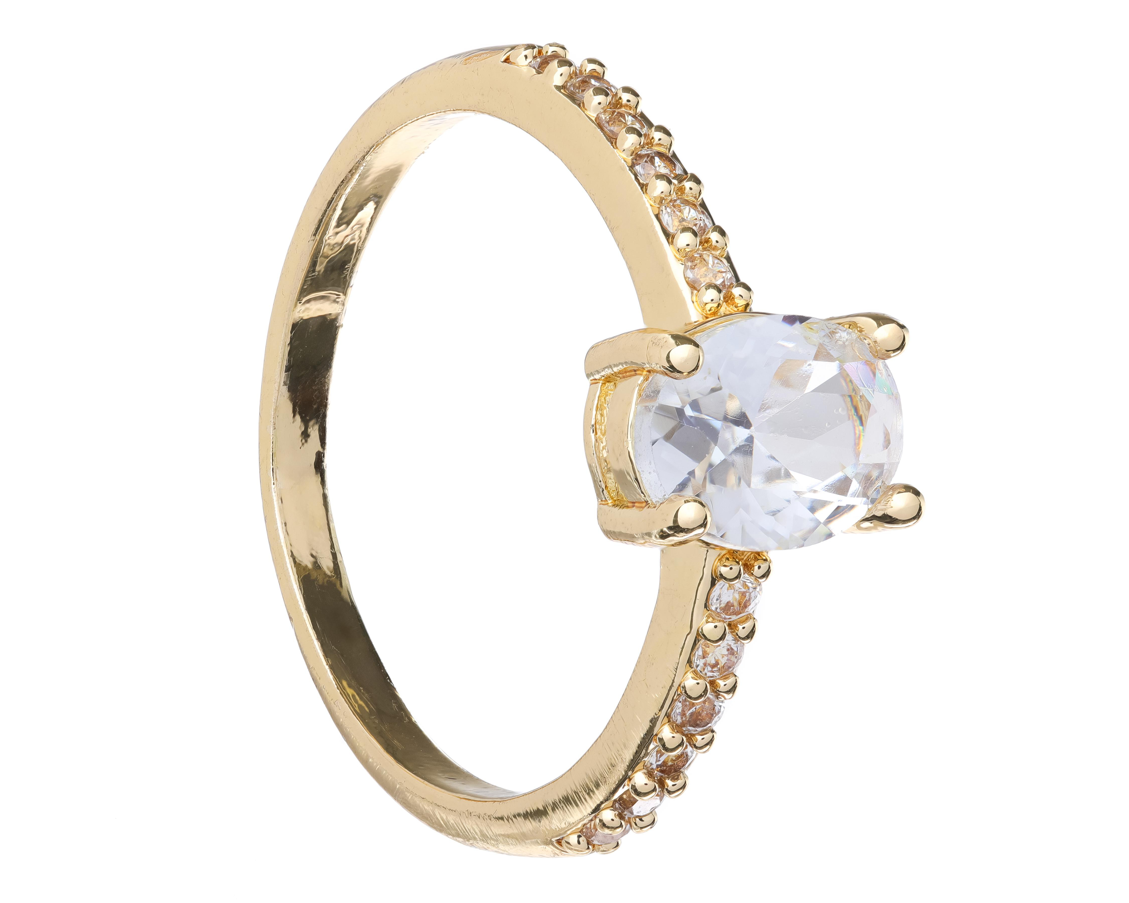 Anillo Chapa de Oro Steeltime Talla 8