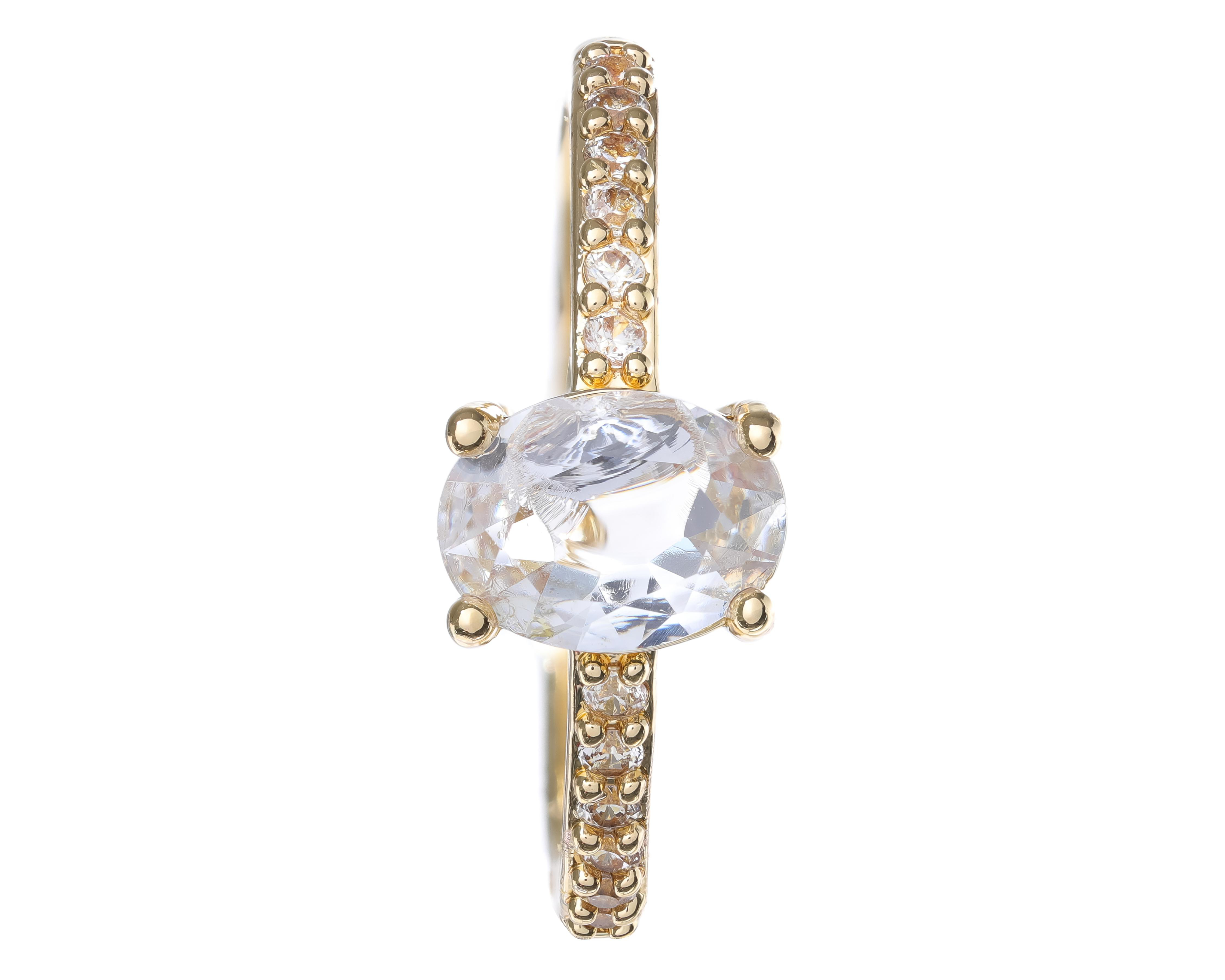 Foto 2 | Anillo Chapa de Oro Steeltime Talla 8