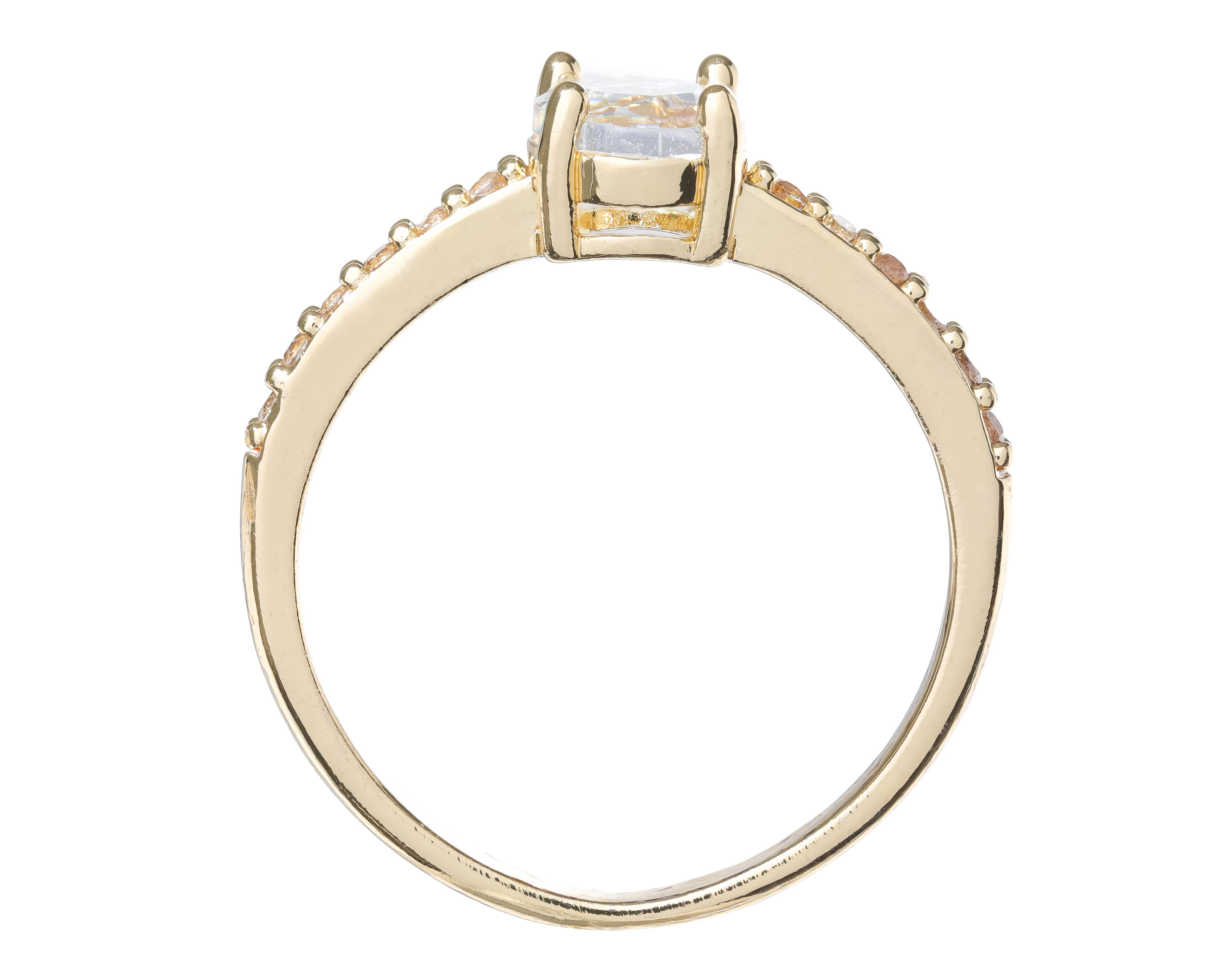 Foto 4 pulgar | Anillo Chapa de Oro Steeltime Talla 8
