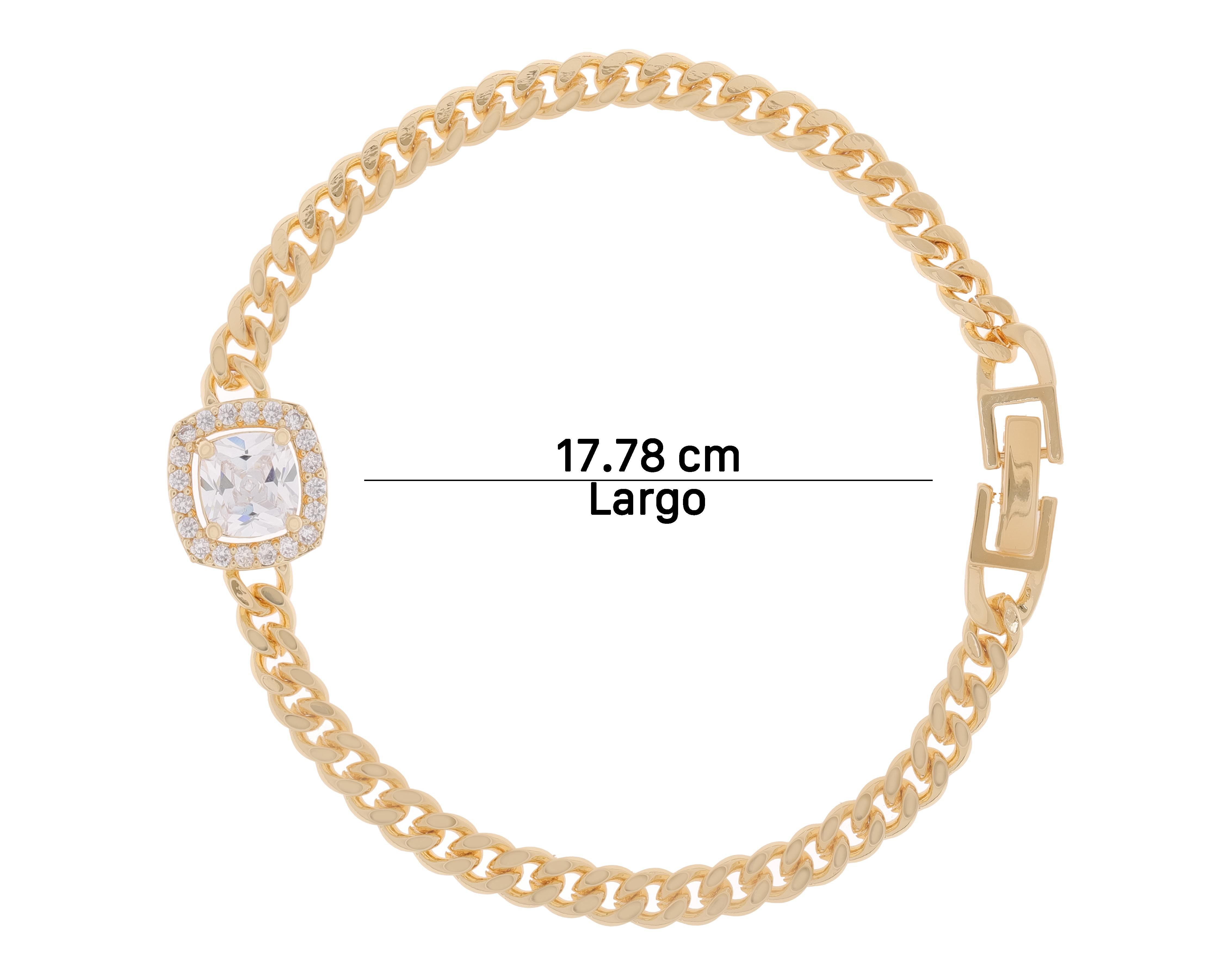 Foto 6 pulgar | Pulsera Chapa de Oro Steeltime