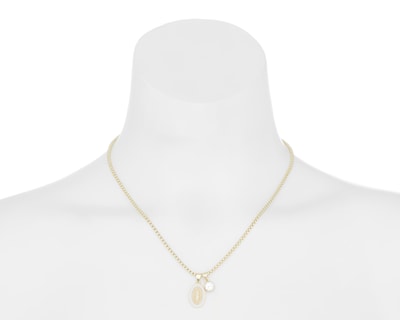 Foto 4 | Collar Chapa de Oro Steeltime