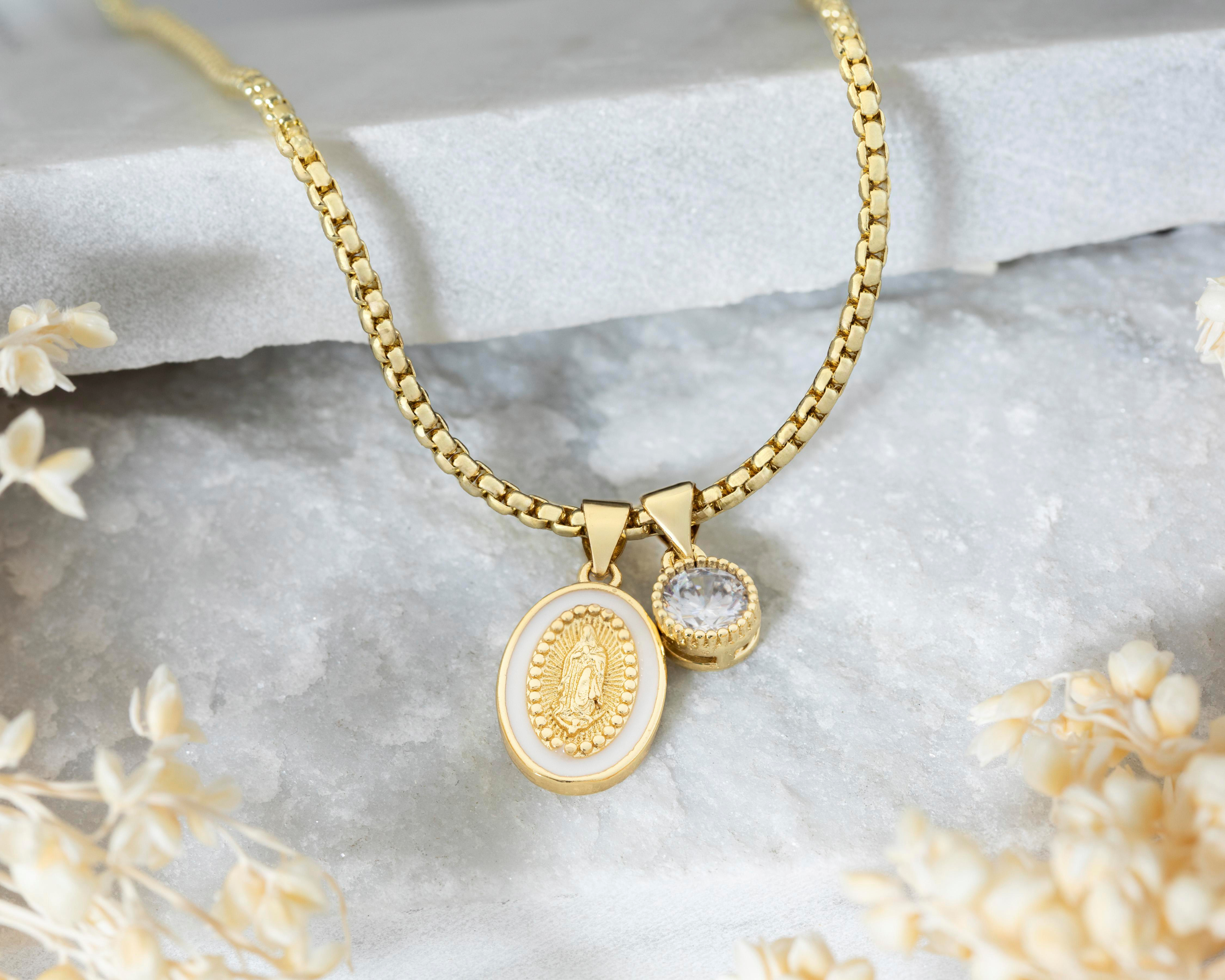 Foto 5 | Collar Chapa de Oro Steeltime