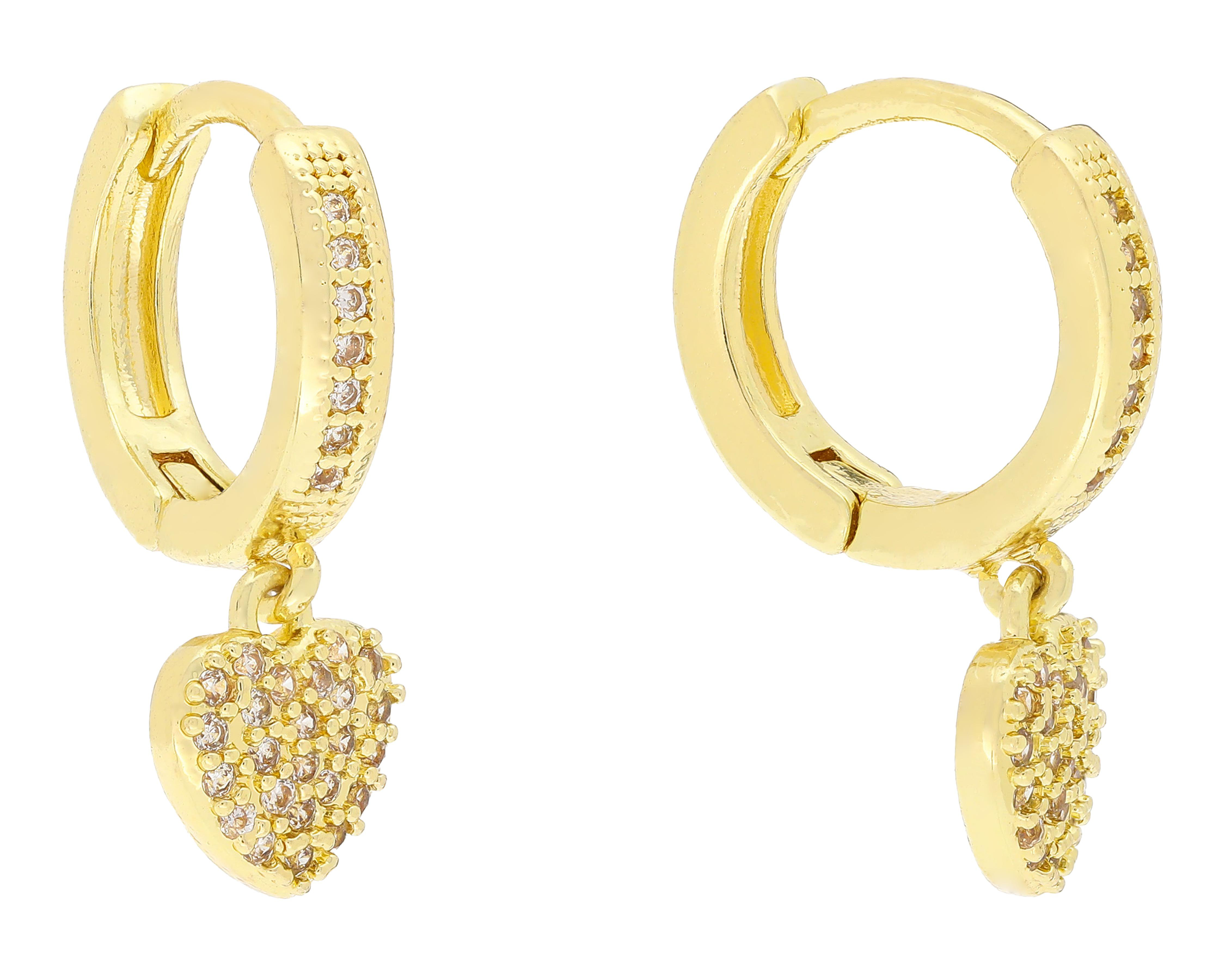 Foto 1 | Aretes Chapa de Oro Steeltime