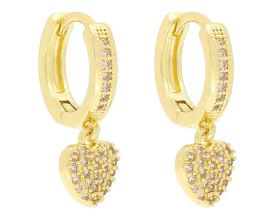 Foto 2 | Aretes Chapa de Oro Steeltime