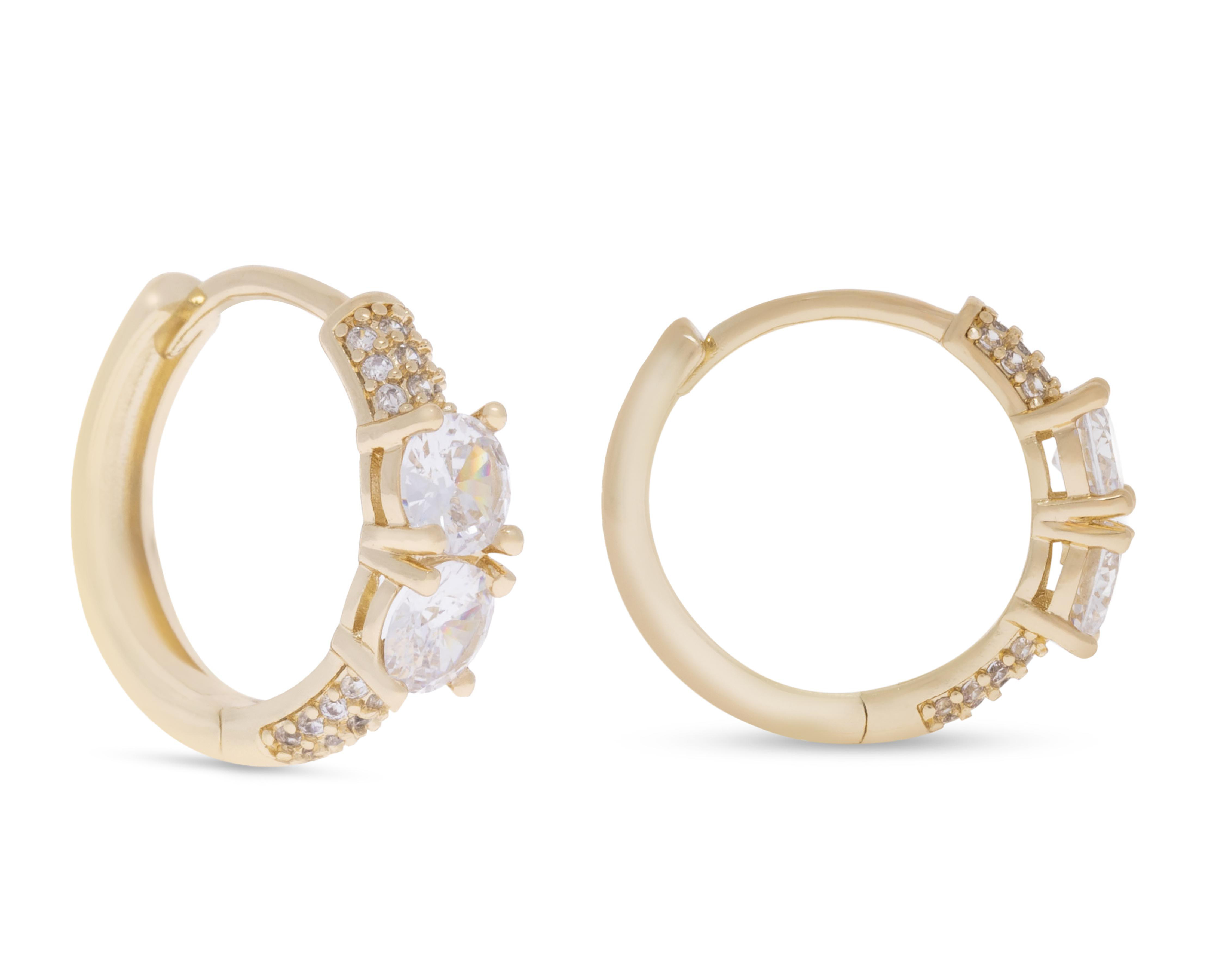 Foto 1 | Aretes de Chapa de Oro 18k Girondela