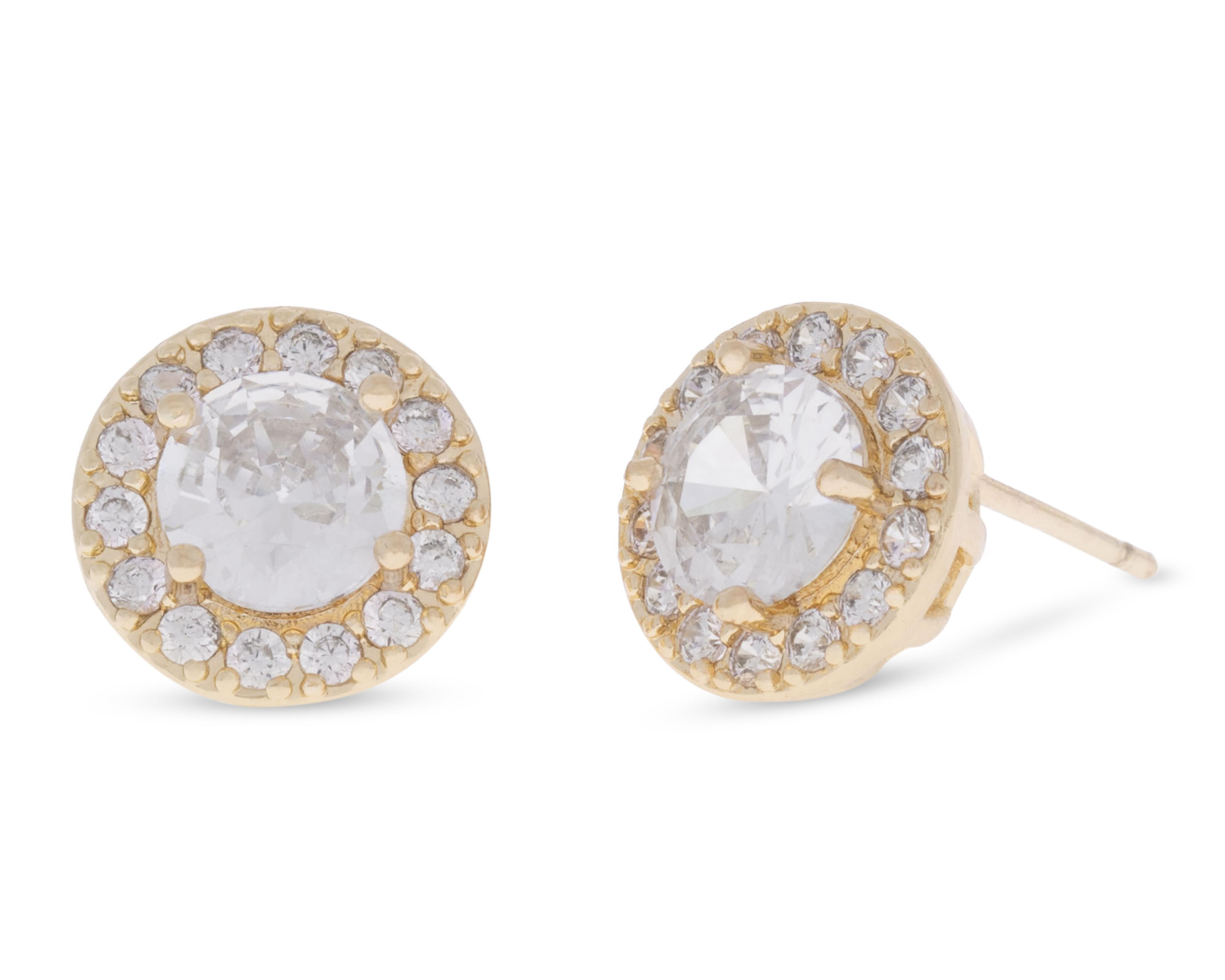 Foto 1 | Aretes de Chapa de Oro de 18K Girondela