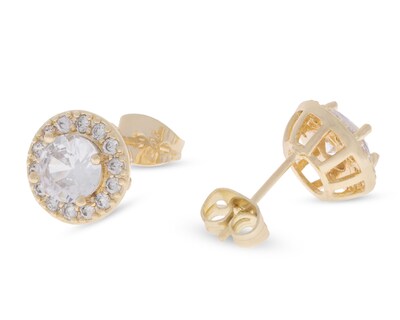 Foto 2 | Aretes de Chapa de Oro de 18K Girondela