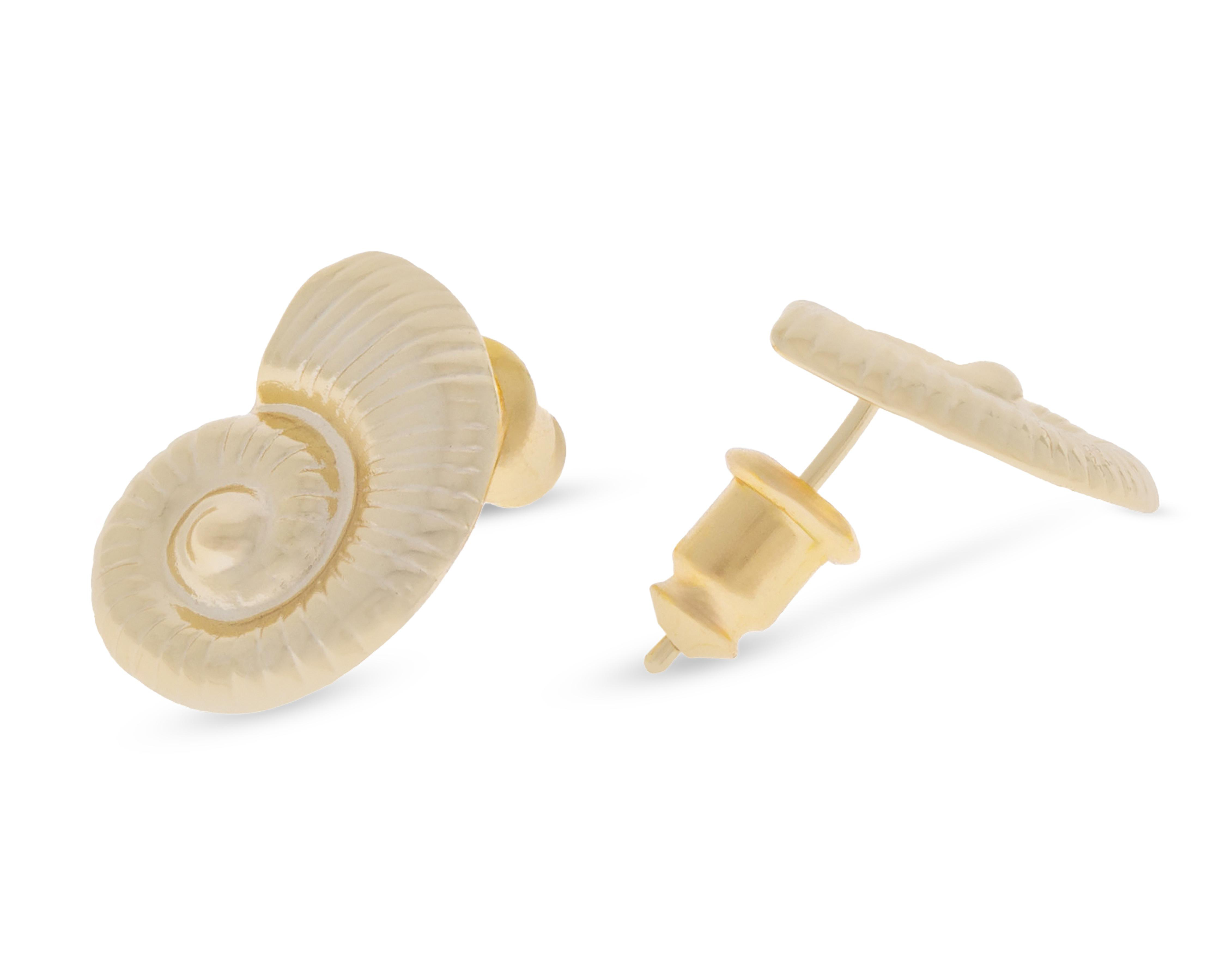 Foto 2 | Aretes de Chapa de Oro 18K Girondela