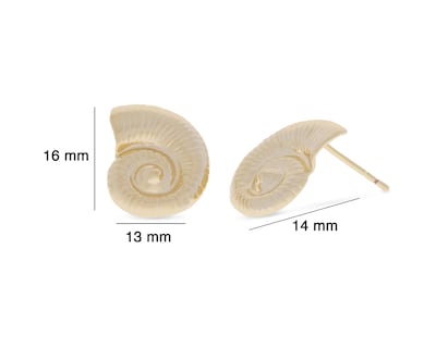 Foto 4 | Aretes de Chapa de Oro 18K Girondela