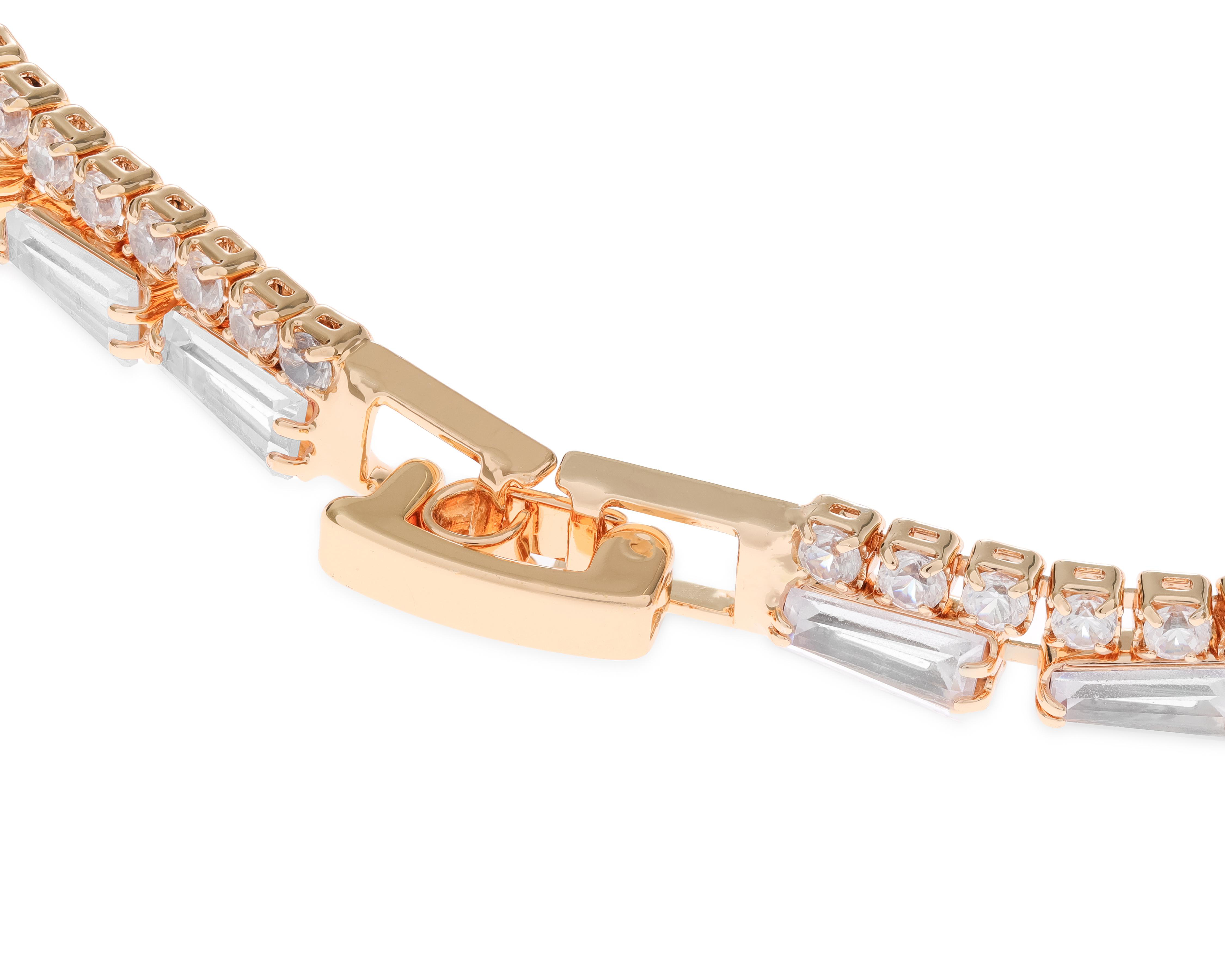 Foto 4 | Pulsera de Chapa de Oro Steeltime
