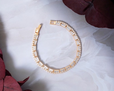 Foto 5 | Pulsera de Chapa de Oro Steeltime