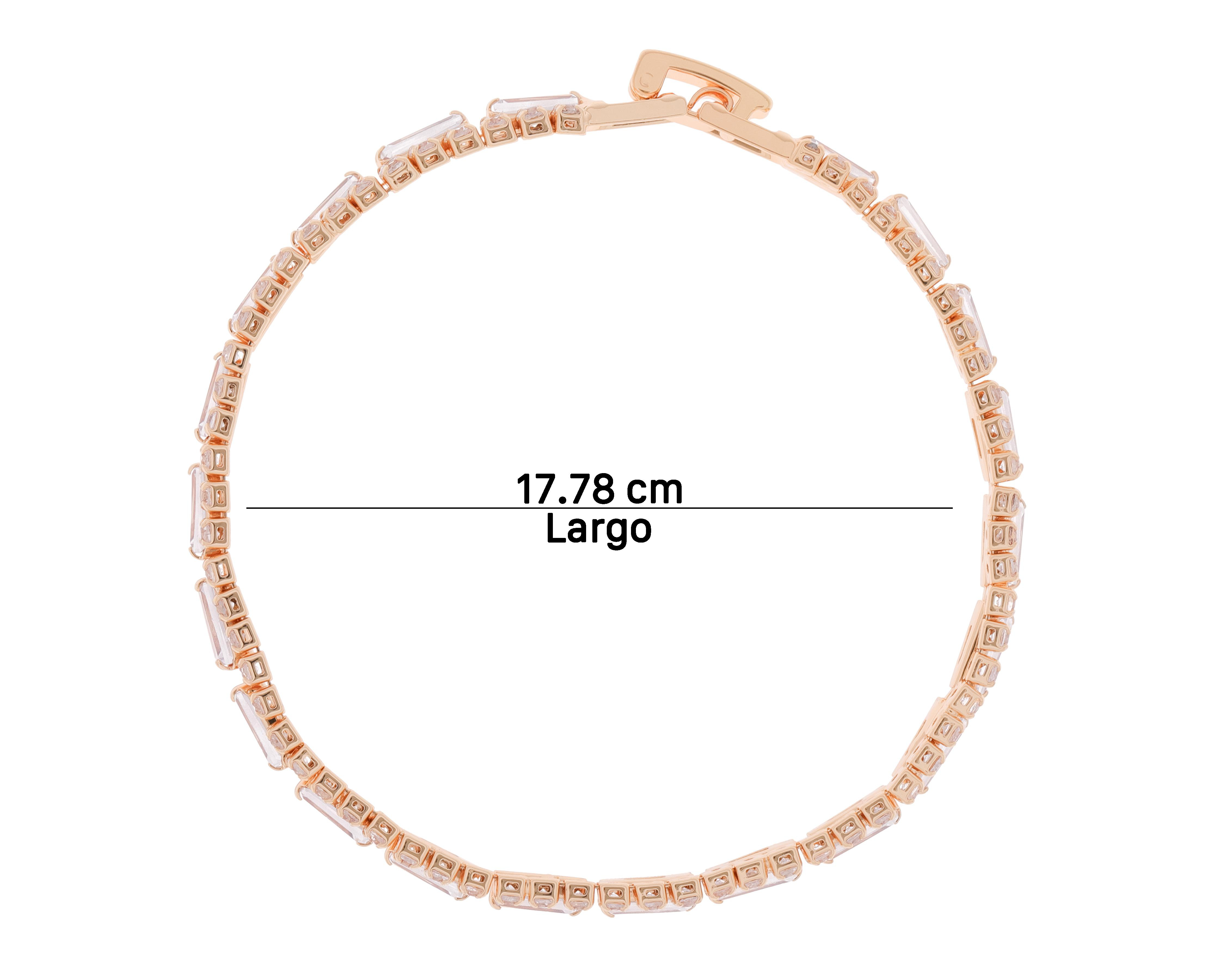Foto 6 | Pulsera de Chapa de Oro Steeltime