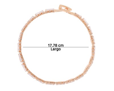 Foto 6 | Pulsera de Chapa de Oro Steeltime