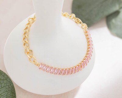 Foto 4 | Pulsera Chapa de Oro Steeltime