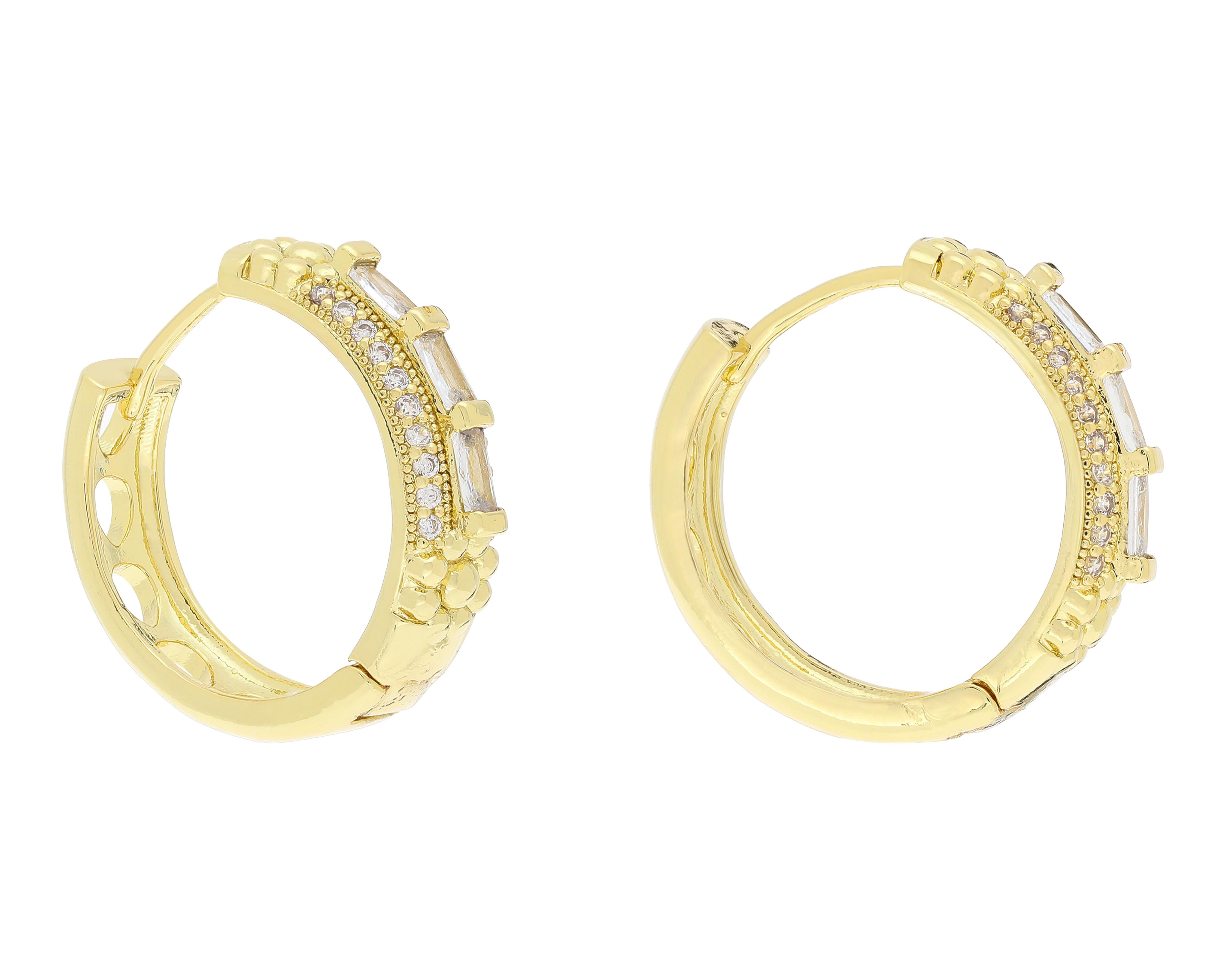 Arracadas Chapa de Oro Allu Jewelry
