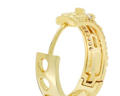 Foto 3 | Arracadas Chapa de Oro Allu Jewelry
