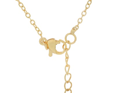 Foto 3 | Collar Chapa de Oro Steeltime