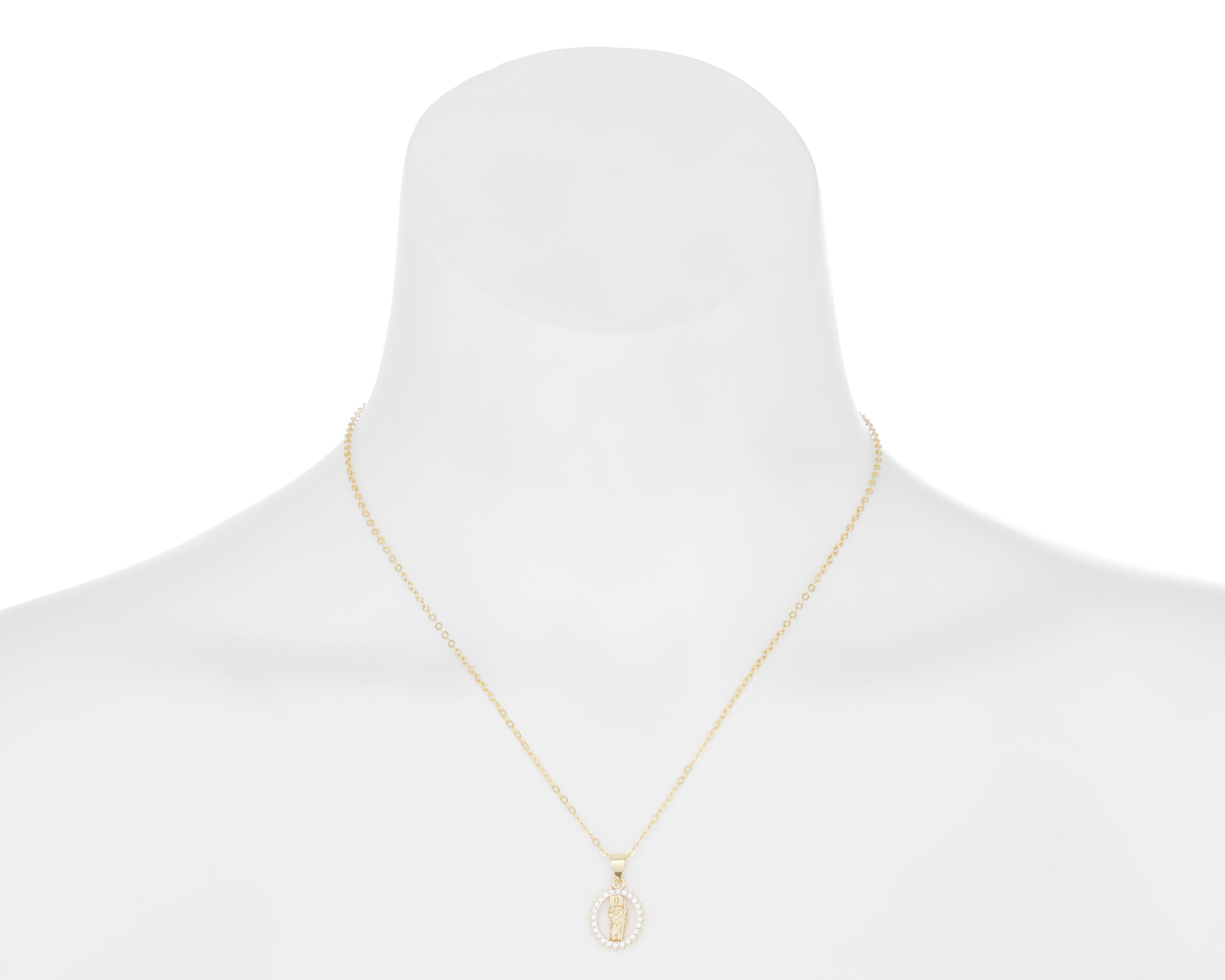 Foto 4 | Collar Chapa de Oro Steeltime