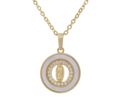 Foto 1 | Collar Chapa de Oro Steeltime