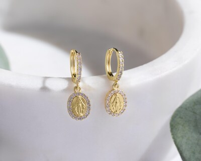 Foto 4 | Aretes Chapa de Oro Steeltime