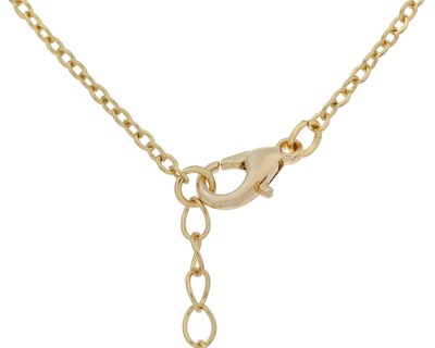 Foto 3 | Collar Chapa de Oro Steeltime