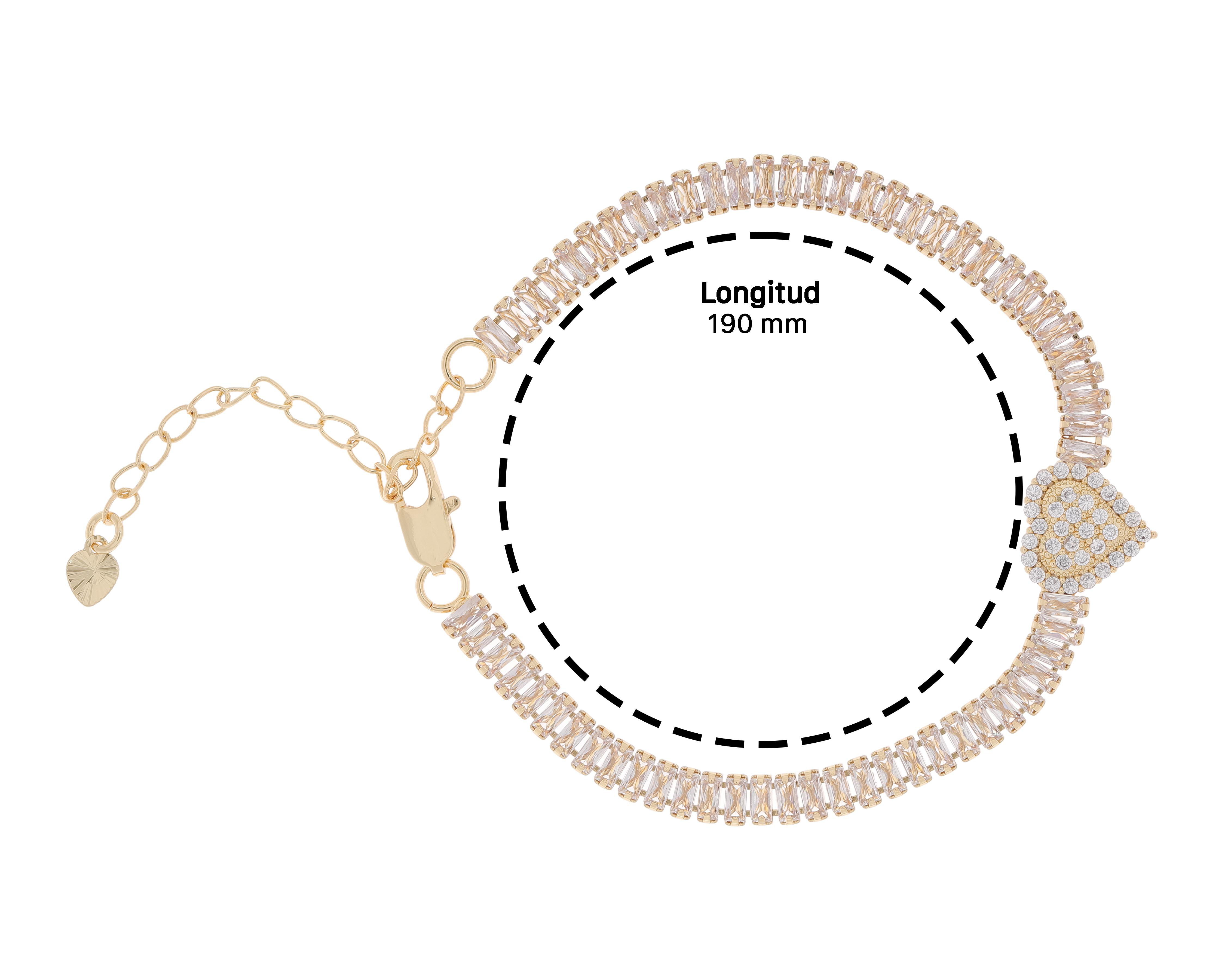 Foto 5 | Pulsera Chapa de Oro Allu Jewerly