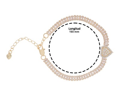 Foto 5 | Pulsera Chapa de Oro Allu Jewerly