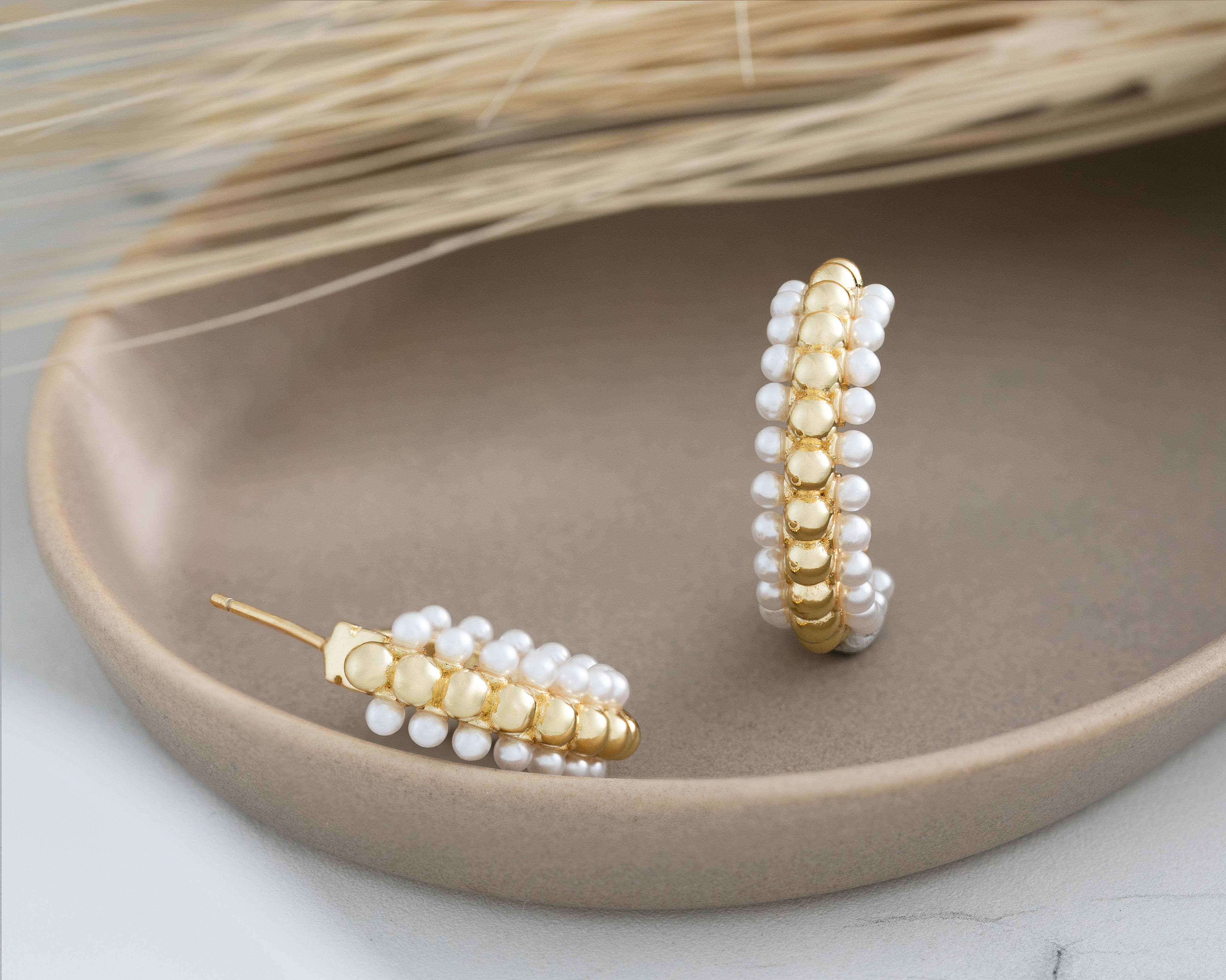 Foto 4 pulgar | Aretes Chapa de Oro Allu Jewelry